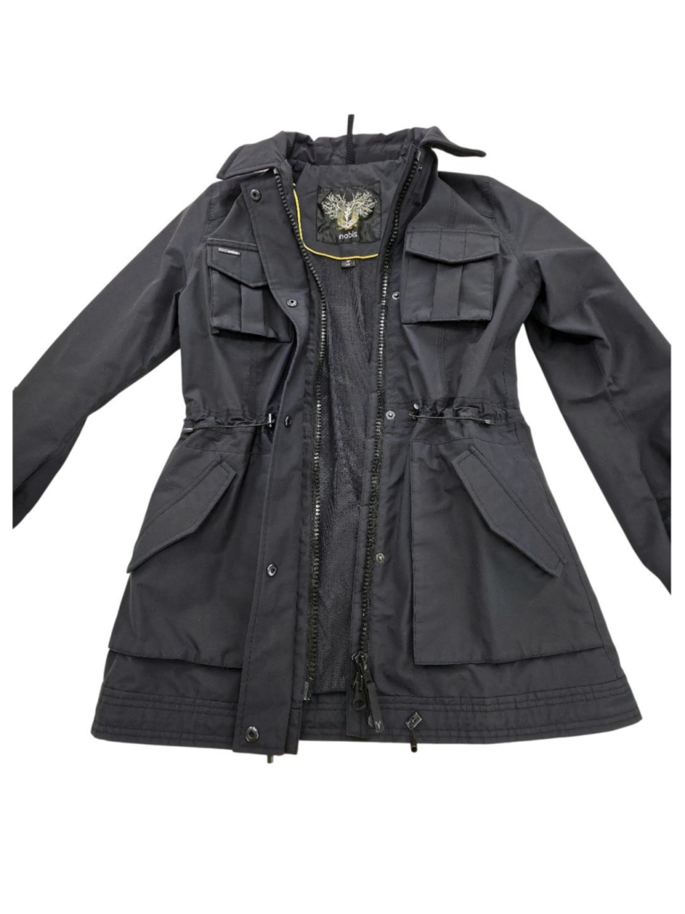 Nobis Ranger Jacket Women L Waterproof Utility Anorak Coat HOOD NOT INCLUDED - Picture 9 of 16